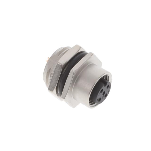 Amphenol Industrial Circular Connector, 4 Contacts, Panel, M12 Connector, Socket, Female, IP68, IP69K, M Series