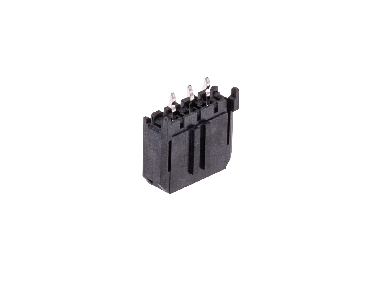 Molex Micro-Fit 3.0 Series Vertical Through Hole PCB Header, 3 Contact(s), 3 mm Pitch, 1 Row, Shrouded