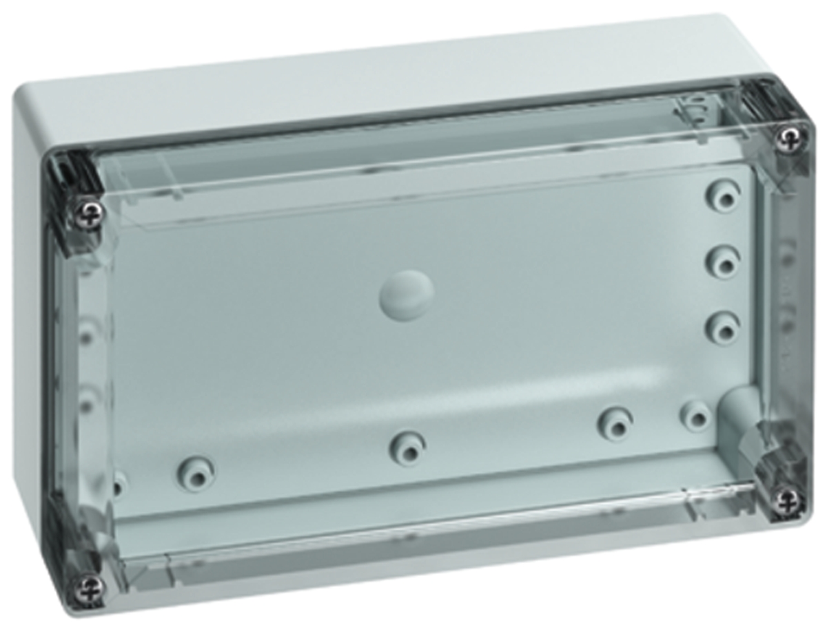 Spelsberg TG Series Grey ABS Enclosure, IP66, IP67, Grey Lid, 202 x 122 x 75mm