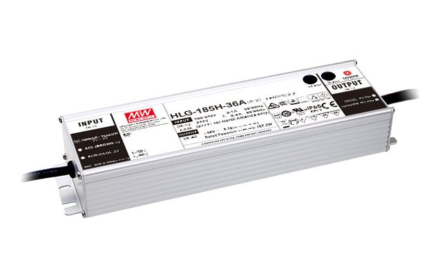 MEAN WELL LED Driver, 42V Output, 185W Output, 4.4A Output, Constant Current / Constant Voltage Dimmable