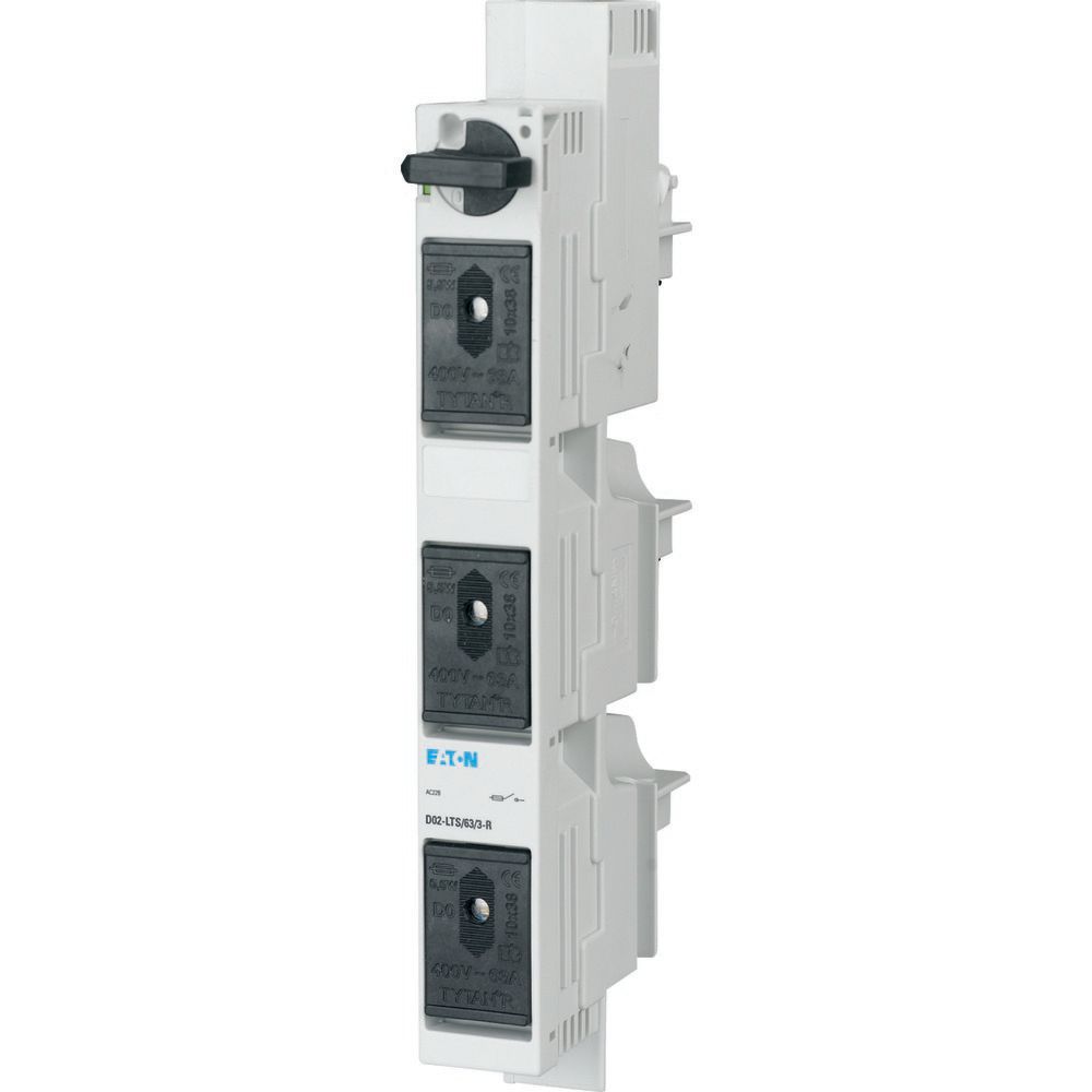Eaton Fuse Switch Disconnector, 3 Pole, 63A Max Current, 63A Fuse Current