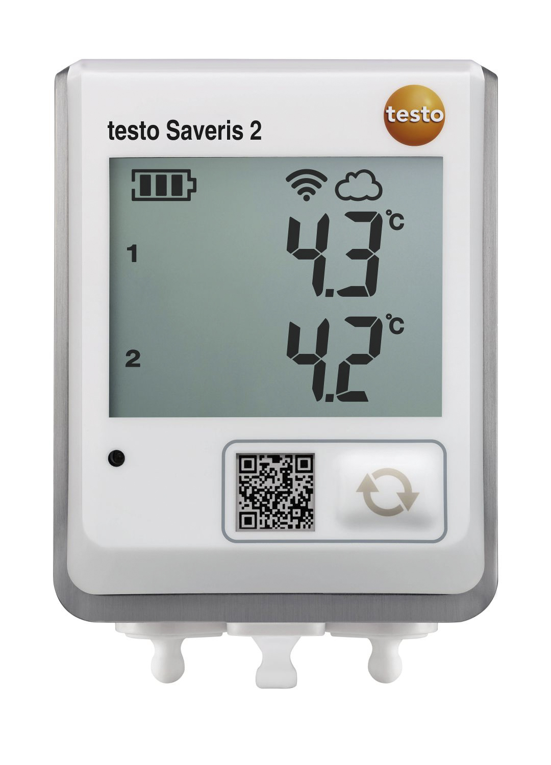 Testo Saveris 2 T2 Temperature Data Logger, Wi-Fi, 2 Input Channel(s)