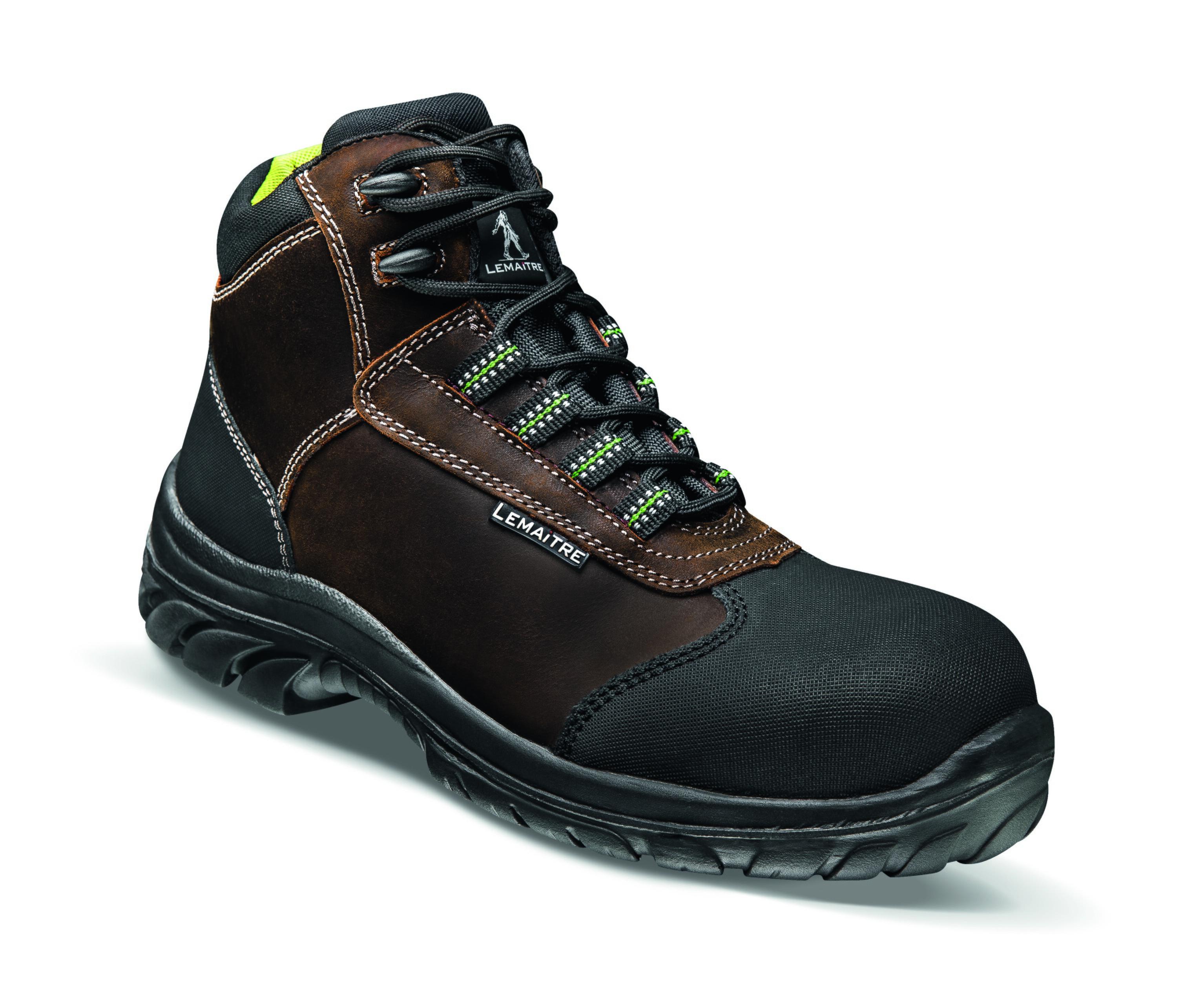 LEMAITRE SECURITE DARWIN S3 Unisex Brown Polycarbonate Toe Capped Safety Shoes, UK 2, EU 35