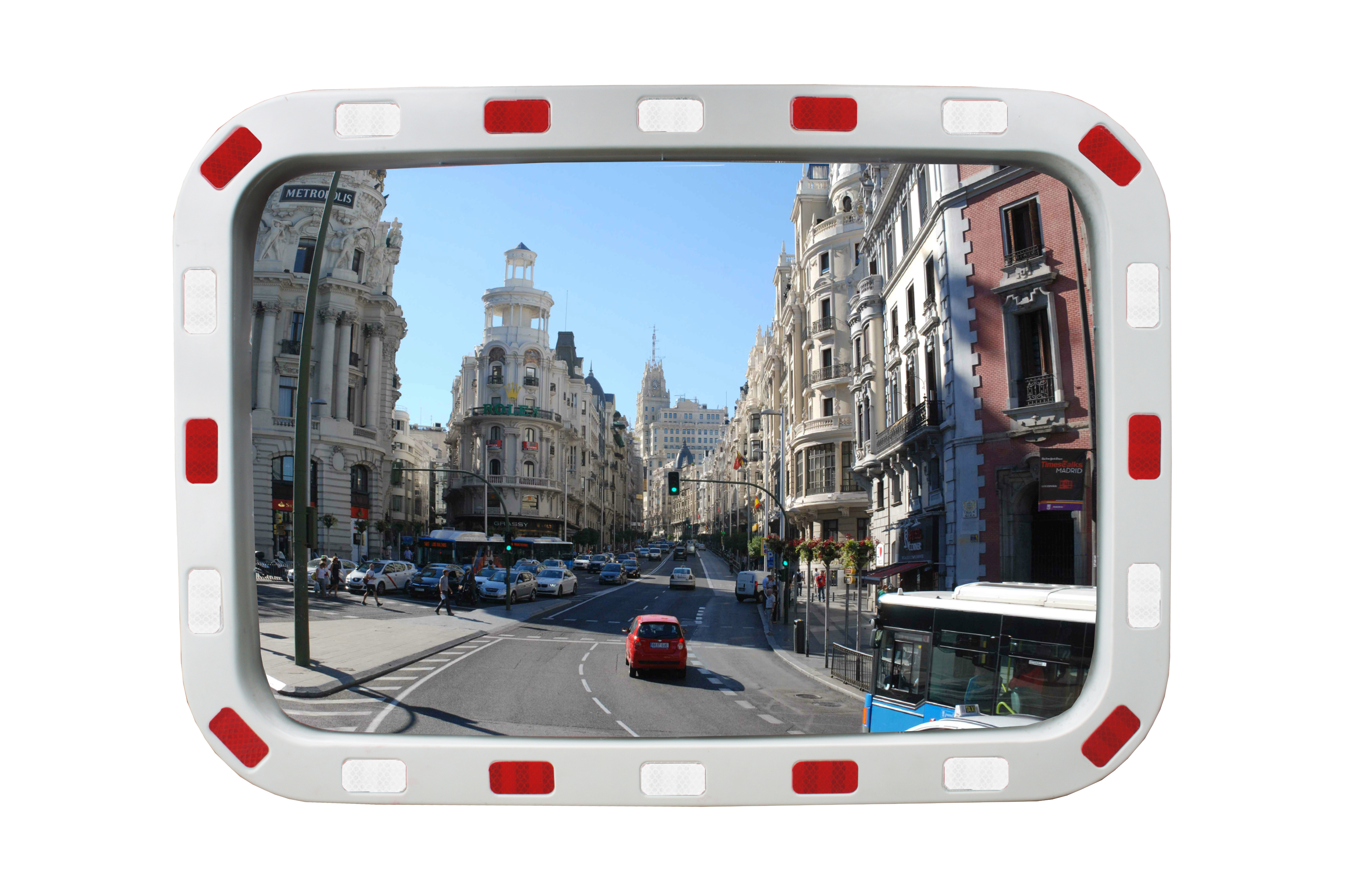 RS PRO PC Outdoor Mirror, Rectangular