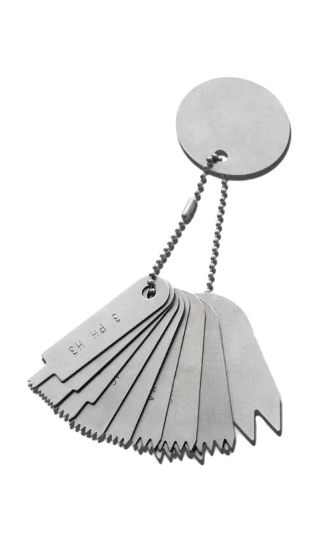 OPTIBELT Pulley Guage, For Use With Ribbed Belts