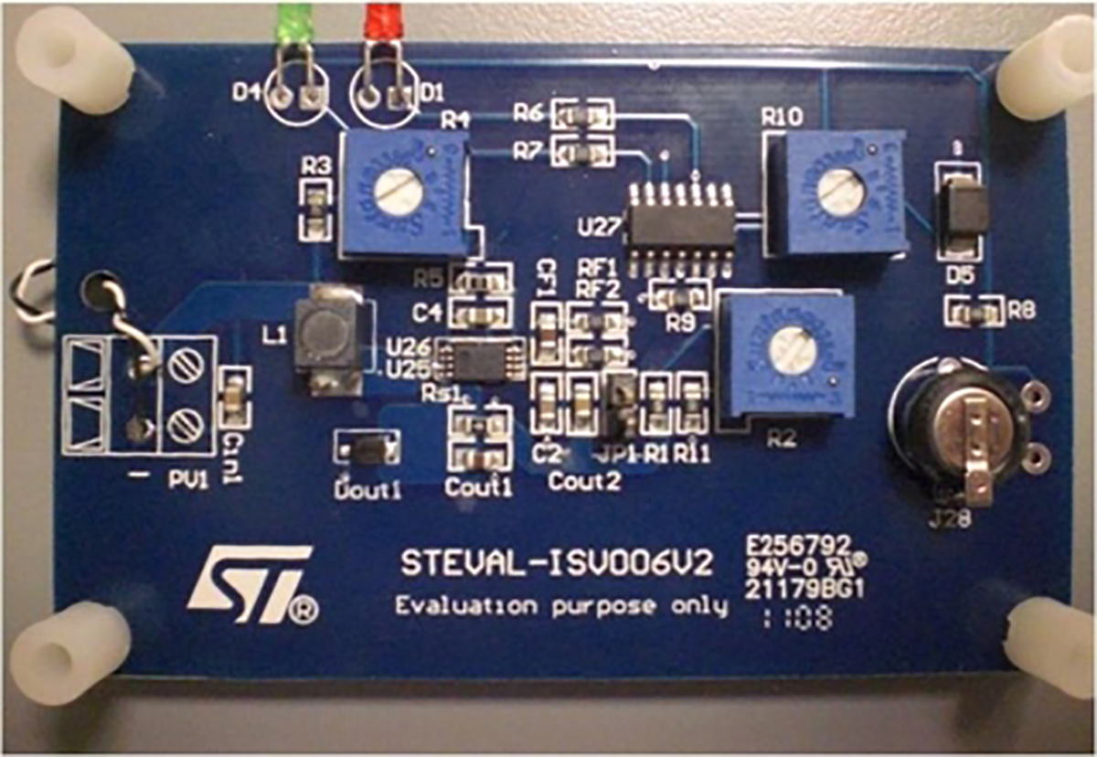 STMicroelectronics Up to 5 W Solar Battery Charger with Embedded MPPT Based on SPV1040 Solar Charger for SPV1040