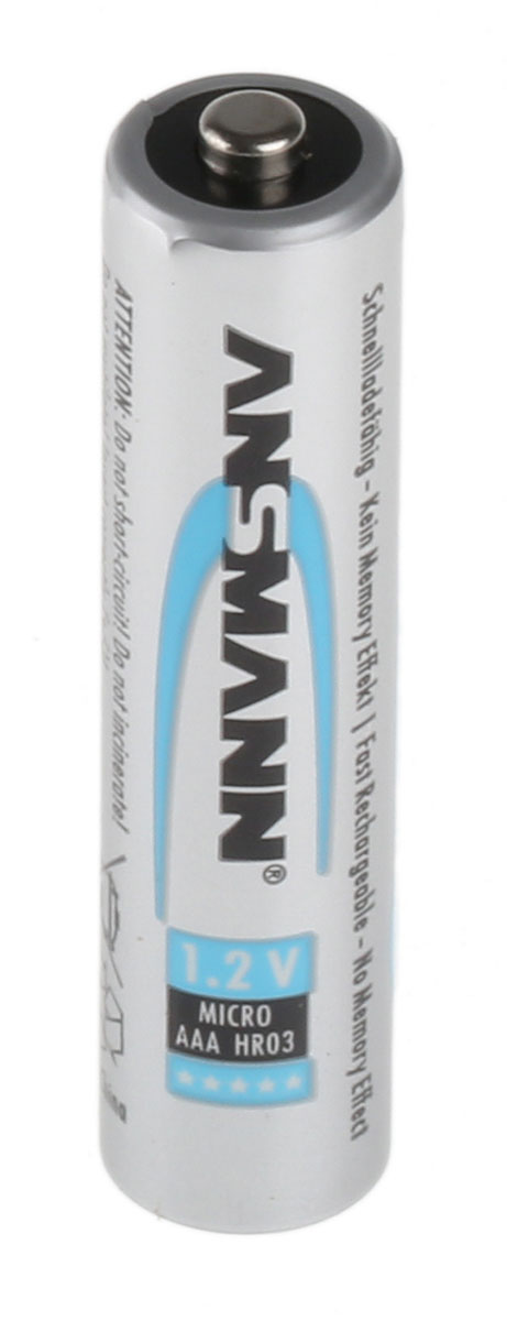 Ansmann MaxE NiMH Rechargeable AAA Battery, 800mAh, 1.2V