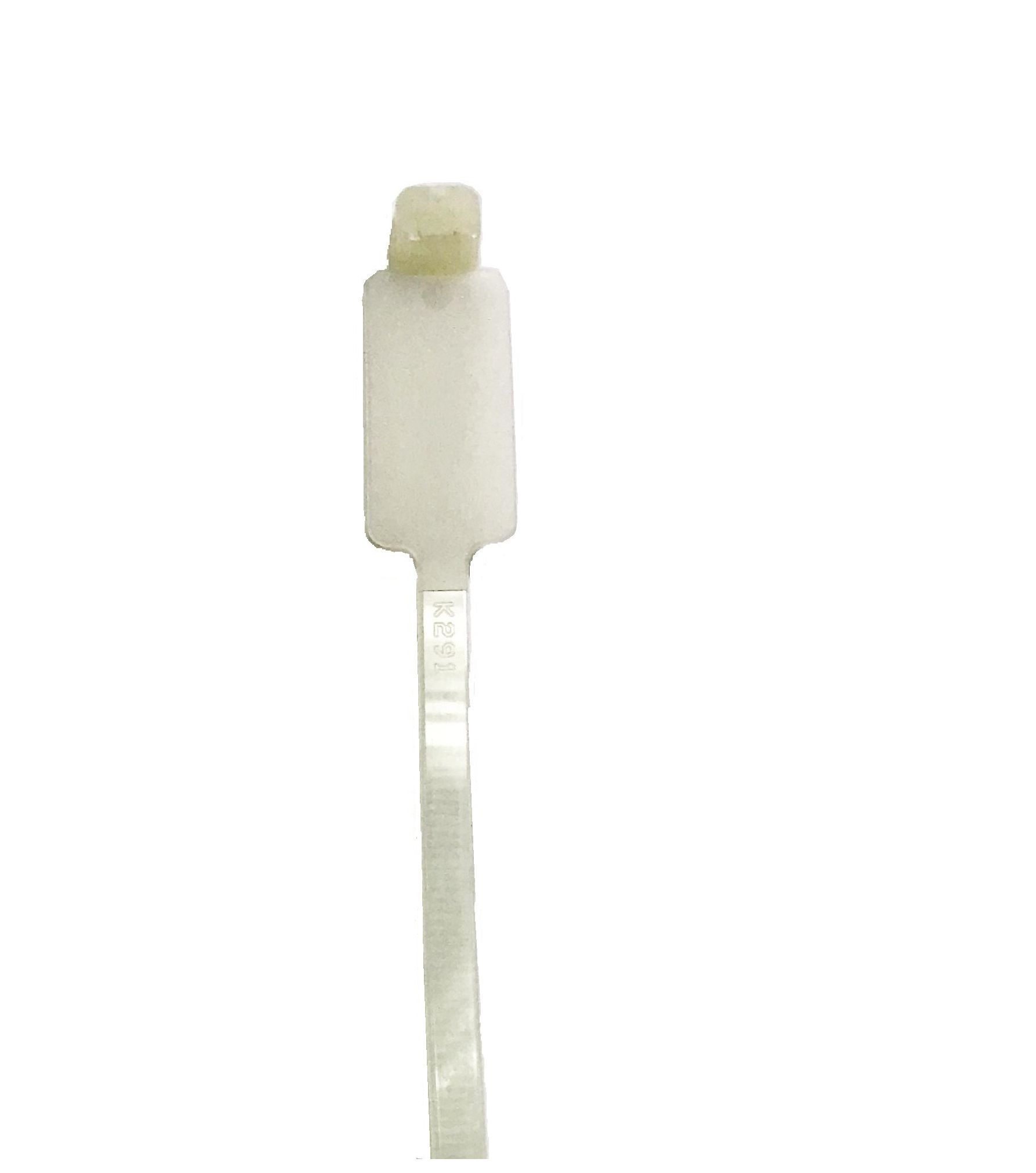 RS PRO Cable Tie, 370mm x 4.8 mm, Natural Nylon, Pk-100