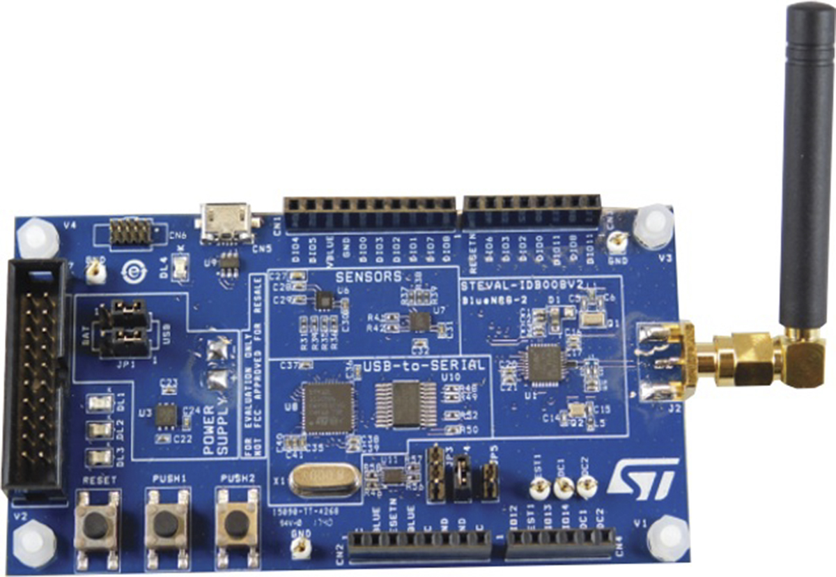 STMicroelectronics Evaluation Platform Based on the BlueNRG-2 STEVAL-IDB008V2 Bluetooth Evaluation Kit for BlueNRG-2