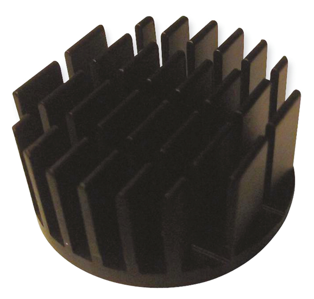 Fischer Elektronik Heatsink, Universal Round Alu, 9.78K/W, 54 (Dia.) x 20mm, Adhesive Foil, Conductive Foil
