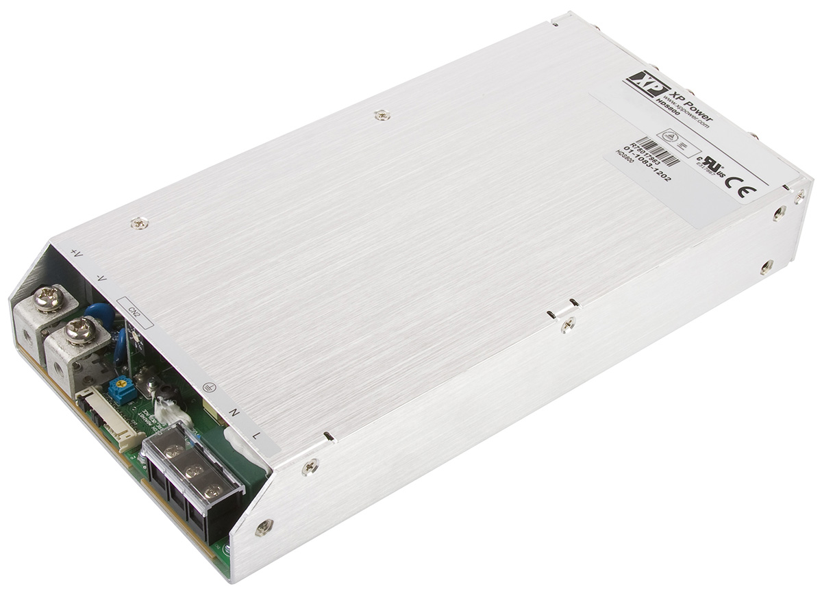 XP Power Switching Power Supply, HDS800PS36, 36V dc, 22.3A, 800W, 1 Output, 127 → 370 V dc, 90 → 264 V ac