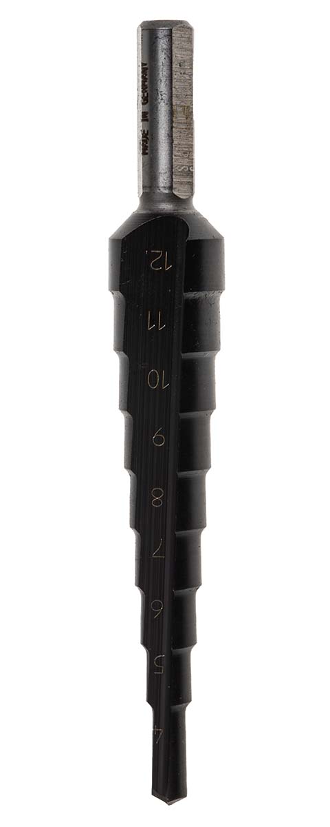 EXACT HSS-TiAlN Step Drill Bit 4mm x 12mm