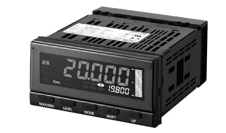 Omron Negative LCD (backlit LED) Display 7-Segment Digital Digital Panel Multi-Function Meter, 14.2mm x 5.8mm