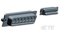 TE Connectivity AMPLIMITE 24 Way Panel Mount D-sub Connector Socket, 2.77mm Pitch, with Screw Holes