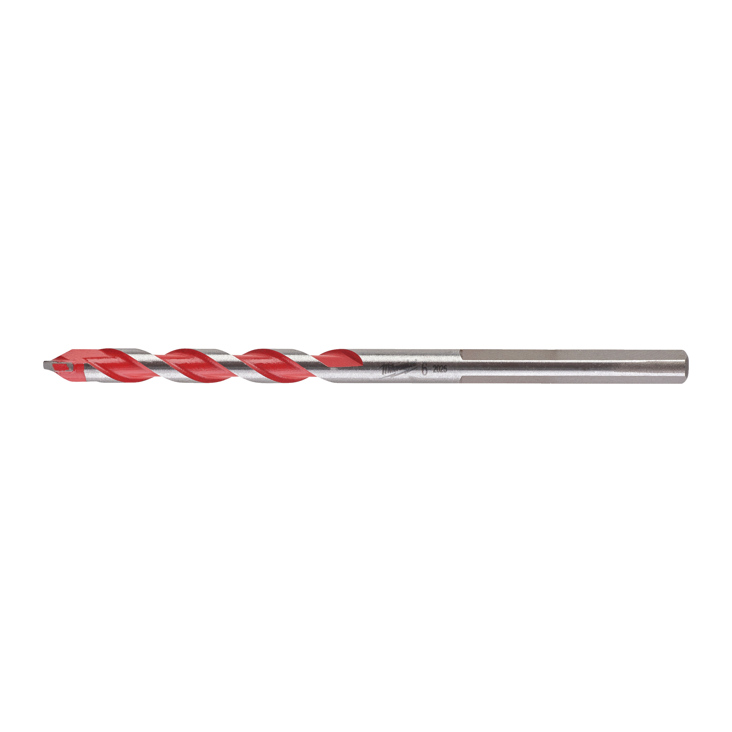 4932 Series Tungsten Carbide Tipped Masonry Drill Bit for Concrete, 6mm Diameter, 100 mm Overall