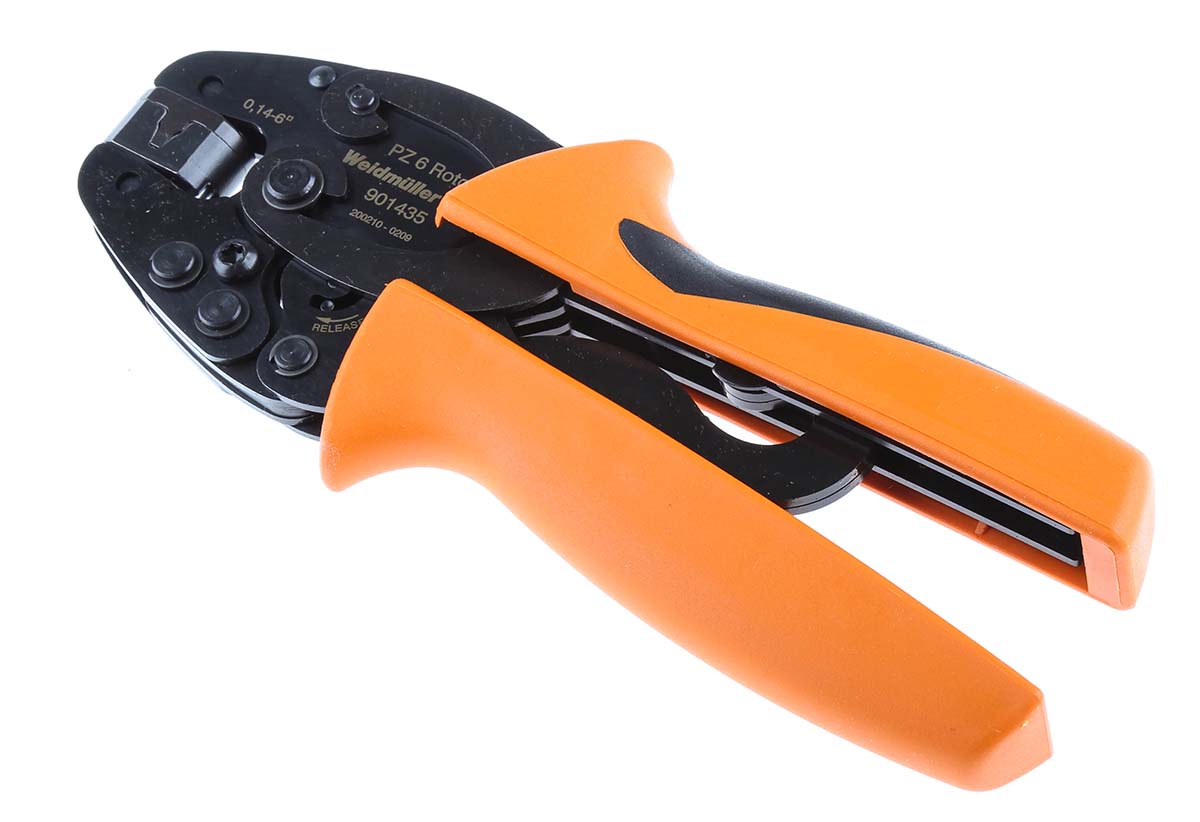 Weidmuller PZ6 Roto Hand Ratcheting Crimp Tool for Wire Ferrules