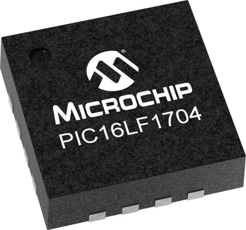 Microchip PIC, PIC16 Microcontroller, 7kB FLASH, 16-Pin QFN