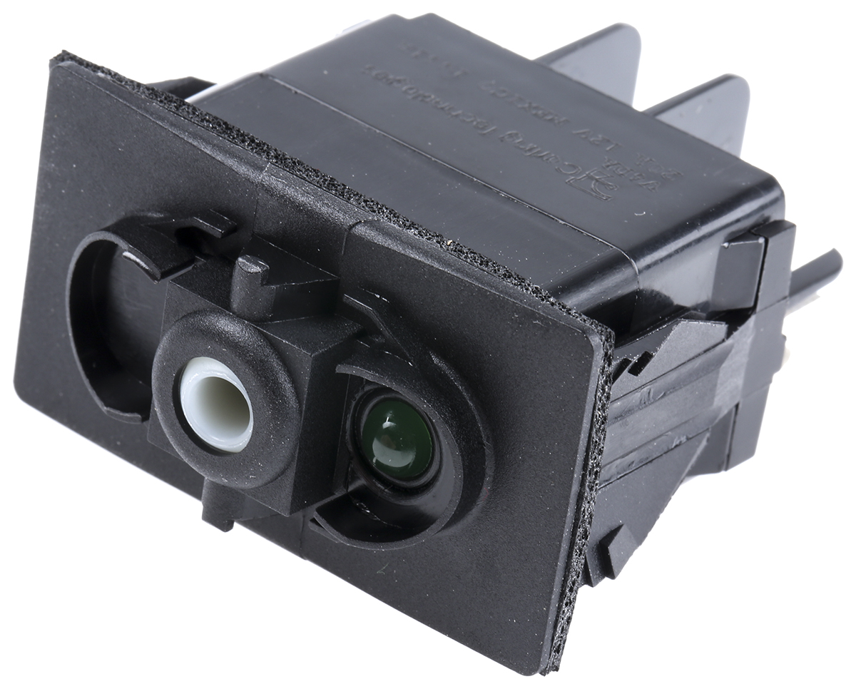 Carlingswitch Illuminated SPDT, Latching Rocker Switch Panel Mount