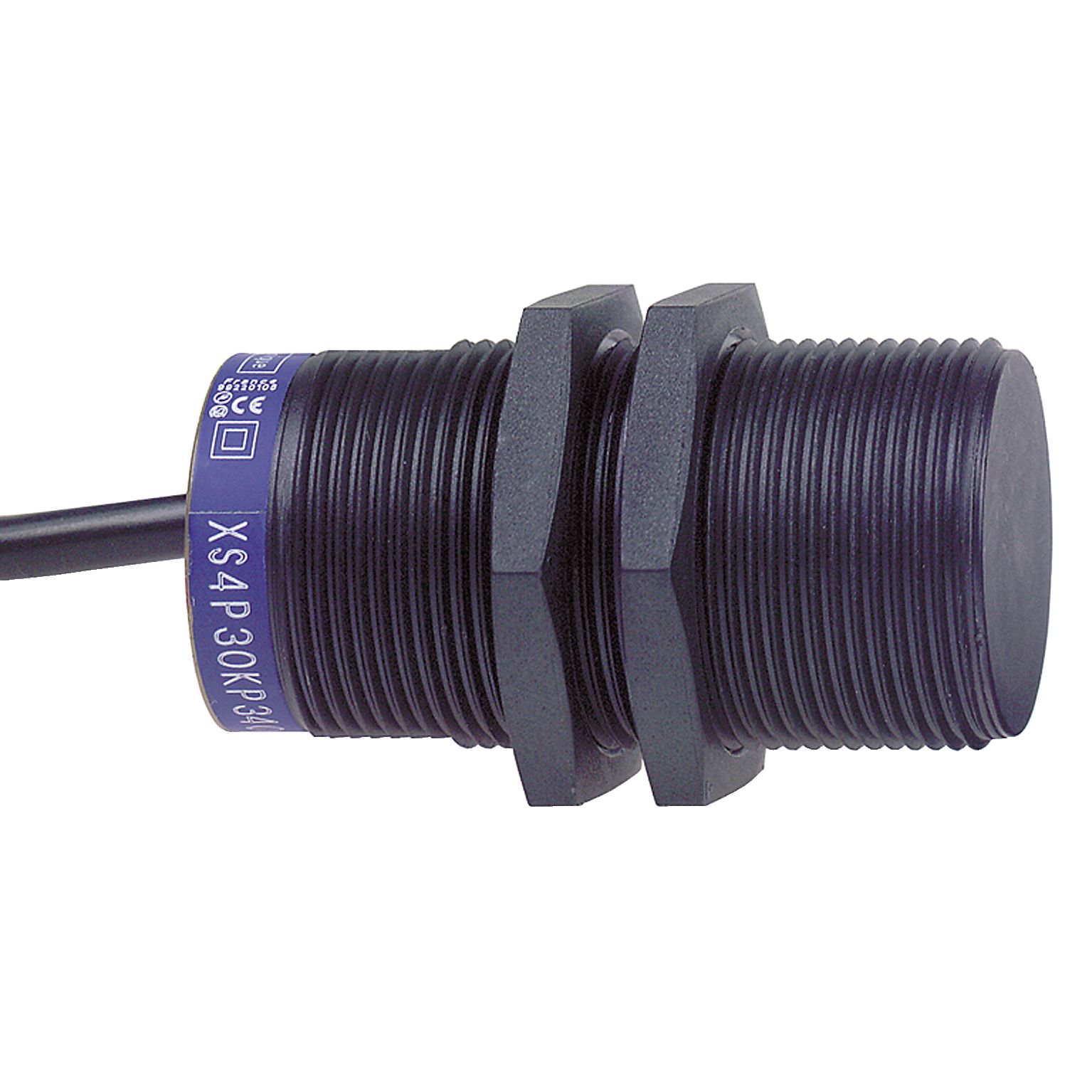 Telemecanique Sensors Inductive Threaded Barrel Proximity Sensor, M30, 15 mm Detection, 2-Wire NO, 24 → 240 V