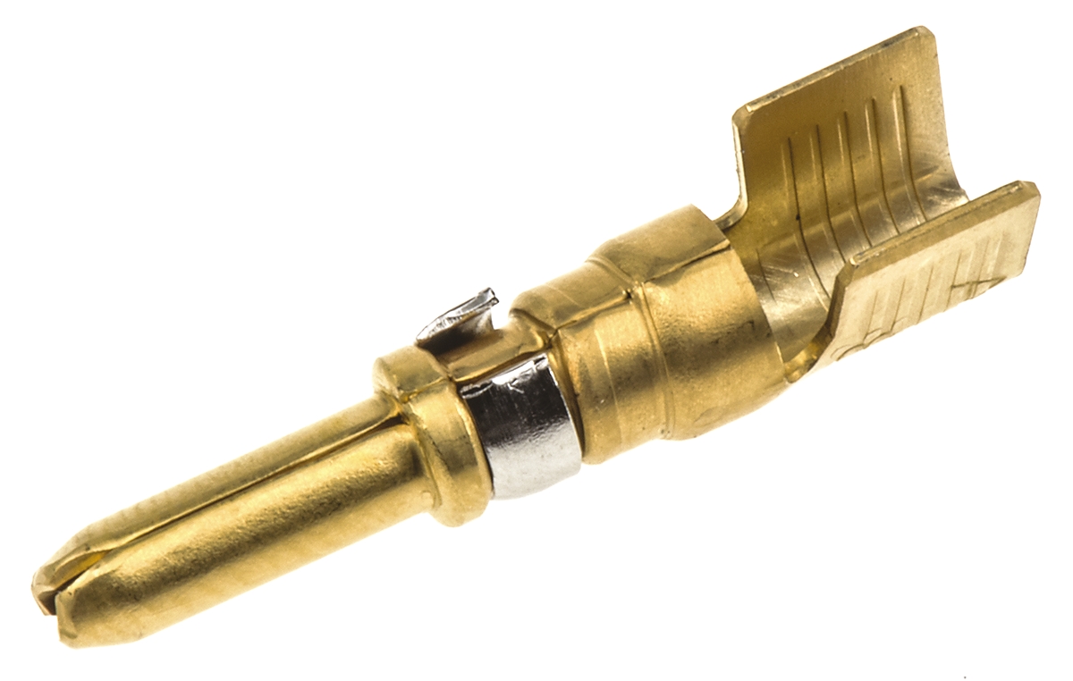 TE Connectivity Male Crimp Circular Connector Contact, Contact Size 8