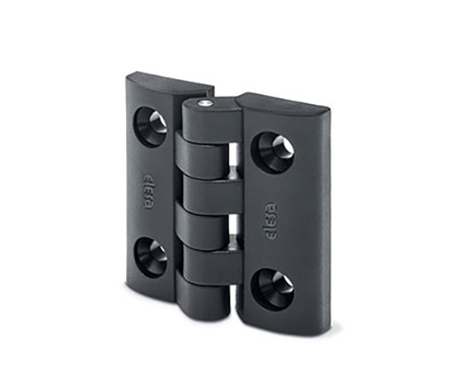 Elesa PP Hinge Pin with a Fixed Pin, Screw Fixing, 65mm x 64mm x 21.5mm