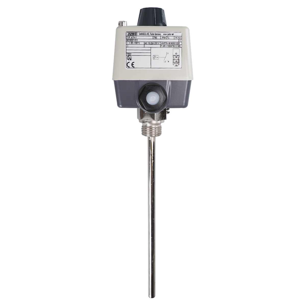 Jumo Capillary Thermostat, 150°C Max, Automatic Reset, Surface Mount