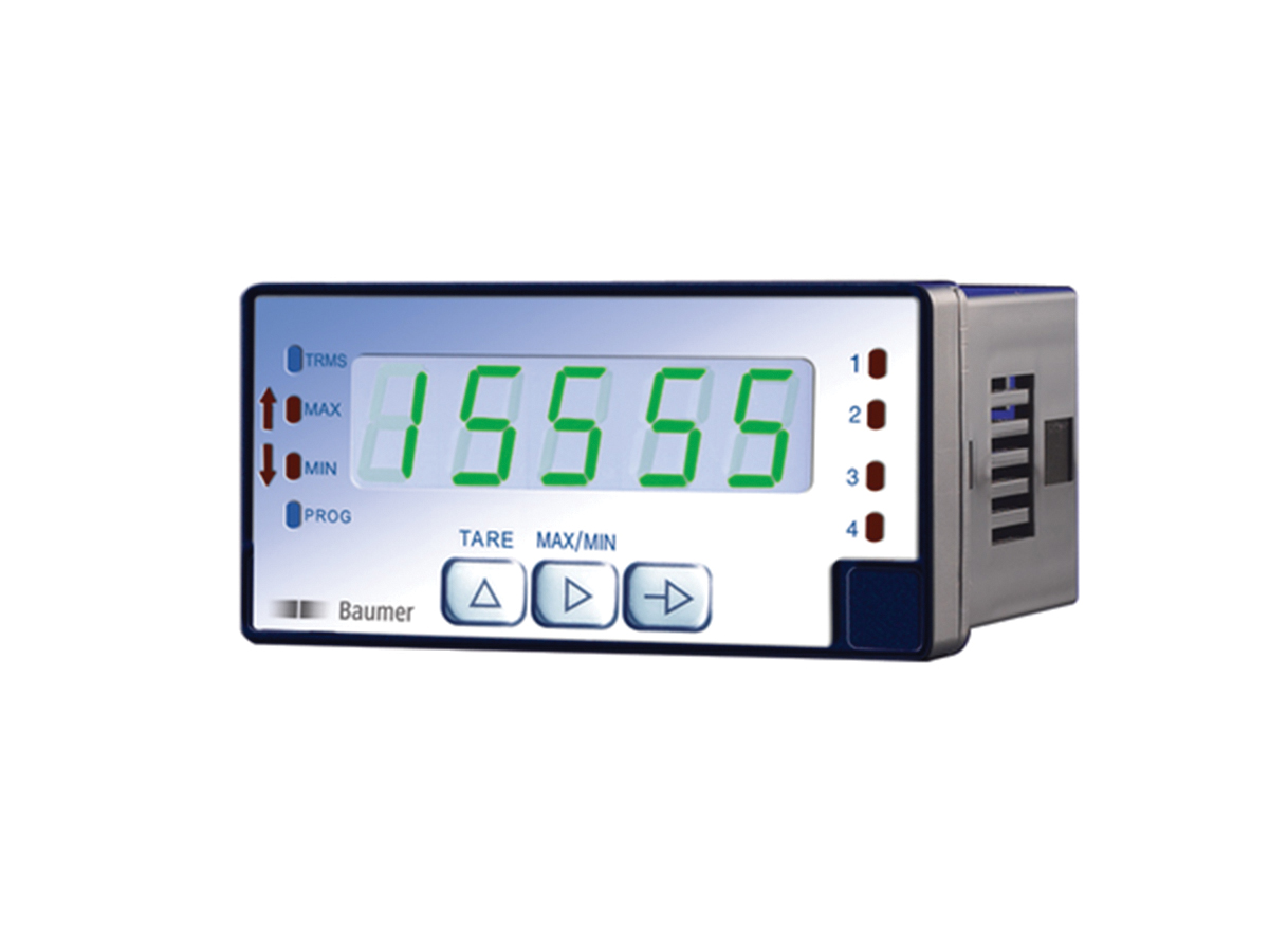 Baumer PA418 LED Digital Panel Multi-Function Meter for Current, Power, Voltage, 45mm x 92mm