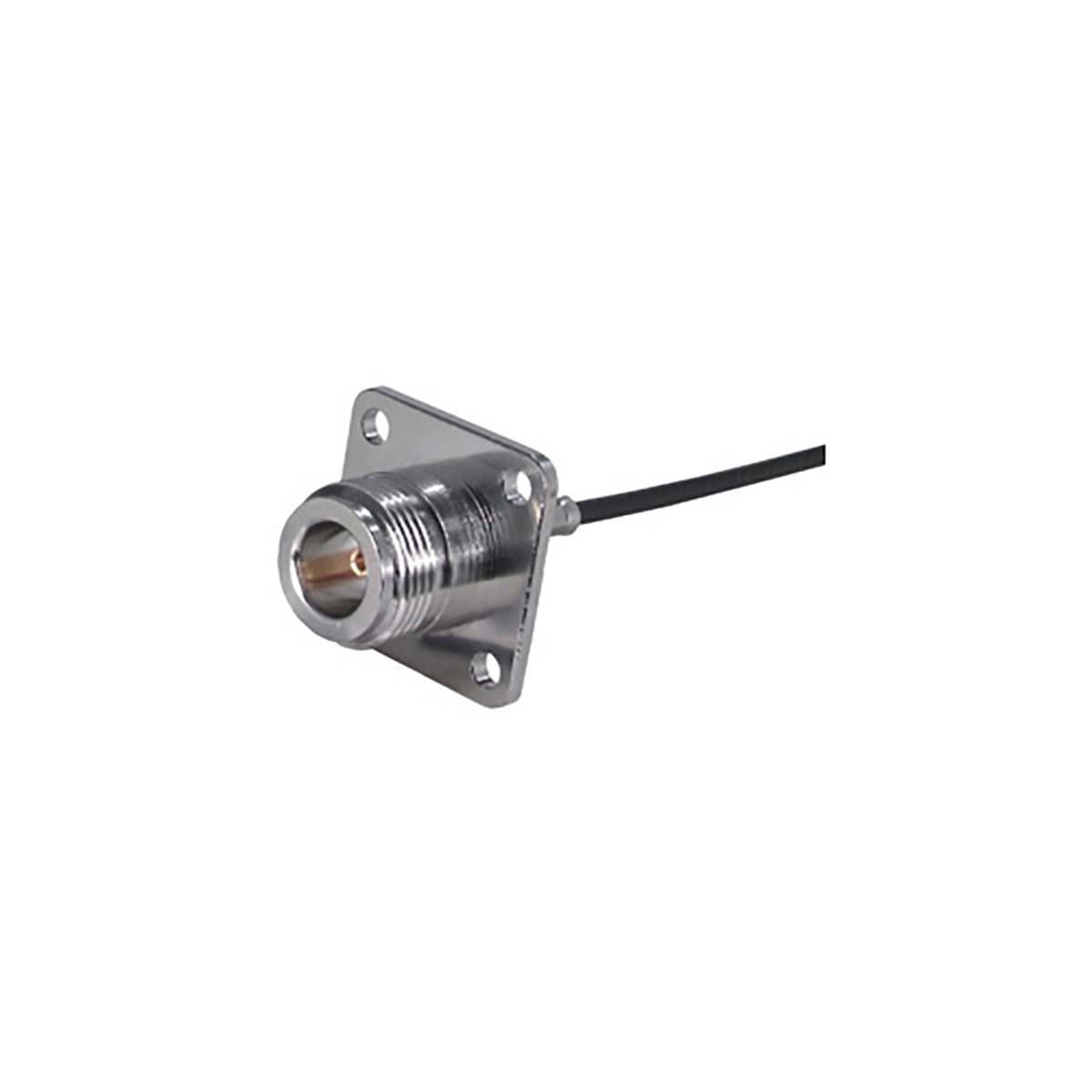 Huber+Suhner 25_N-50-2-9/133_NE Series, Jack Flange Mount N Connector, 50Ω, Crimp Termination, Straight Body