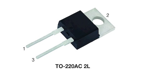 Vishay 650 V 20 A Rectifier & Schottky Diode MOS Barrier Schottky 3-Pin TO-220AC 2L VS-3C20ET07T-M3