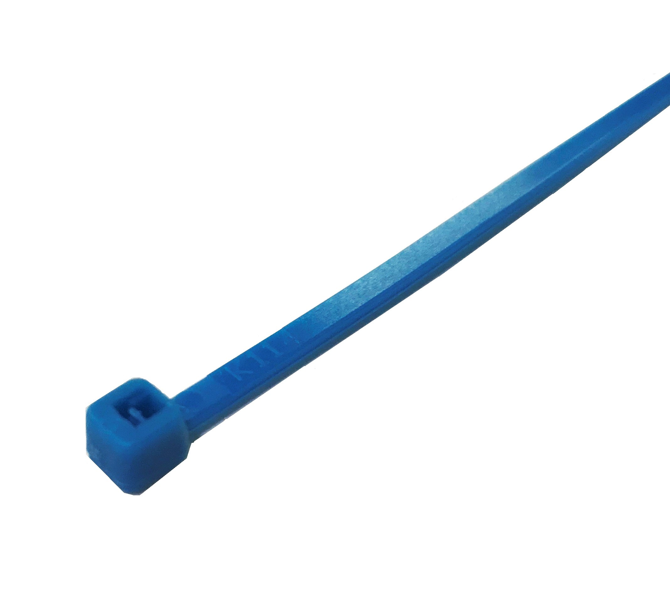 RS PRO Cable Tie, 165mm x 2.5 mm, Blue Nylon, Pk-500