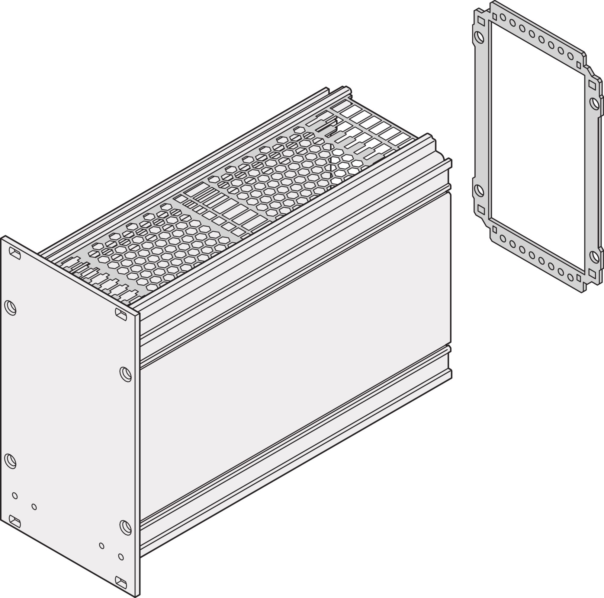 nVent SCHROFF 24812 PCB Mounting Enclosure