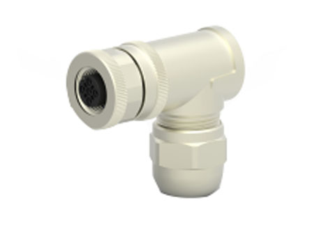 TE Connectivity Circular Connector, 5 Contacts, Cable, M12 Connector, Socket, Female, IP67, T411 Series