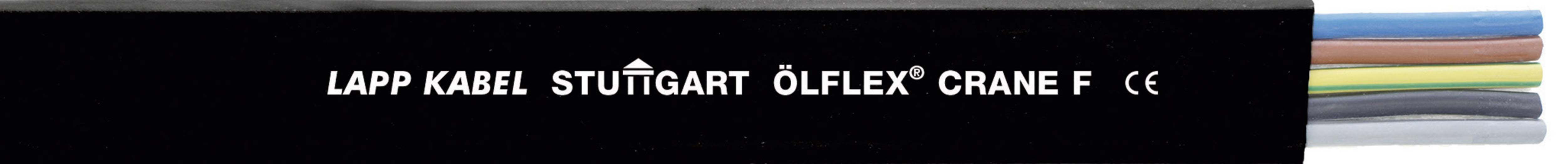 Lapp ÖLFLEX Flat 1.5 mm² 4 Core Power Cable, Black Rubber, 50m