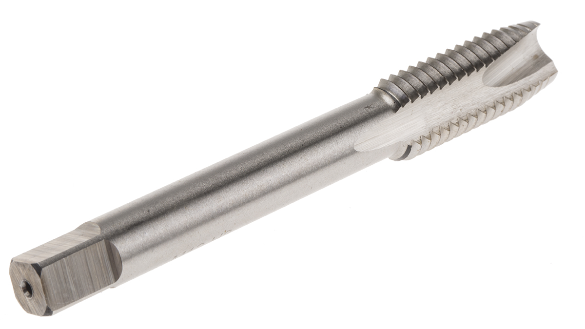 RS PRO Threading Tap HSS 1-Piece 1.75mm Pitch Metric Standard Manual or machine tap M12 Thread