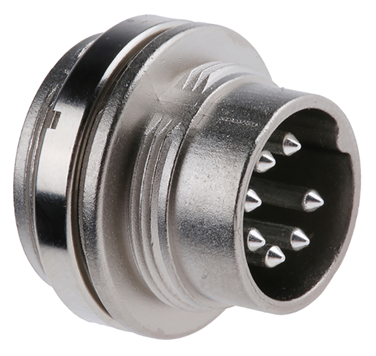 Amphenol Industrial, C 091 A 7 Pole M16 Din Plug, DIN 45329, 4A, 100 V IP40, Screw Lock, Male, Panel Mount