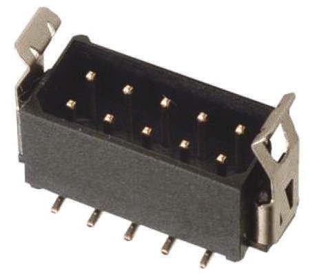 HARWIN Datamate J-Tek Series Straight Surface PCB Header, 6 Contact(s), 2 mm Pitch, 2 Row, Shrouded