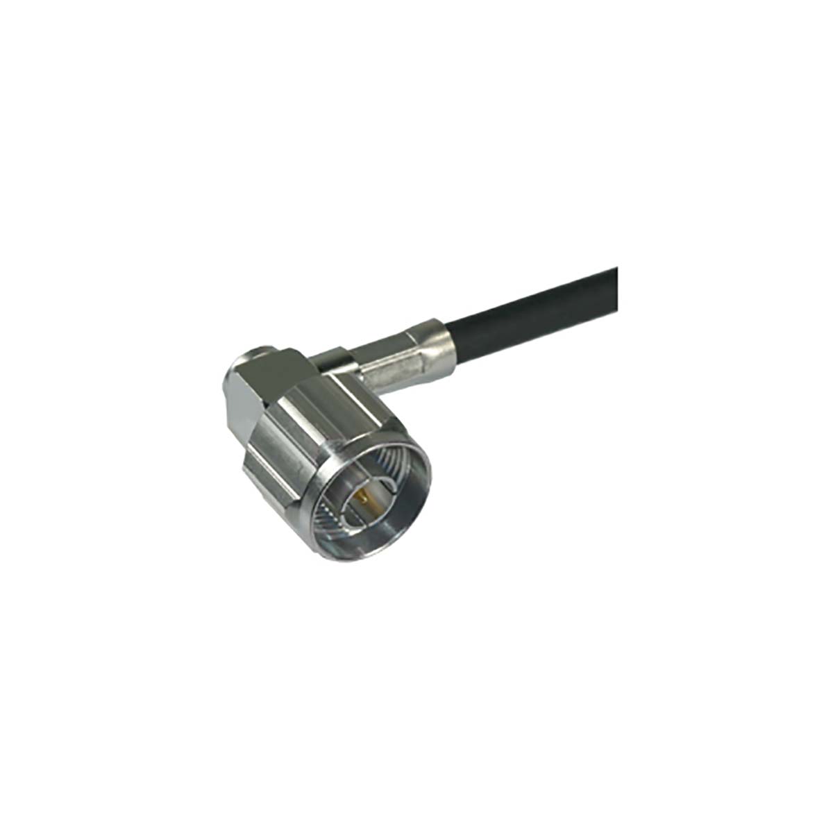 Huber+Suhner 16_N-50-4-115/133_UH Series, Plug Cable Mount N Connector, Crimp Termination, Right Angle Body