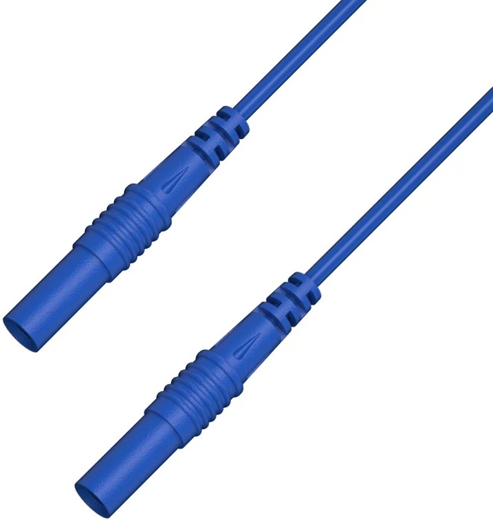 RS PRO Test Leads, 2.5A, 50V, Blue, 300cm Lead Length