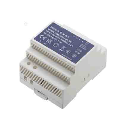 RS PRO Switch Mode DIN Rail Power Supply, 90 → 264V ac ac Input, 12V dc dc Output, 7.1A Output, 85.2W