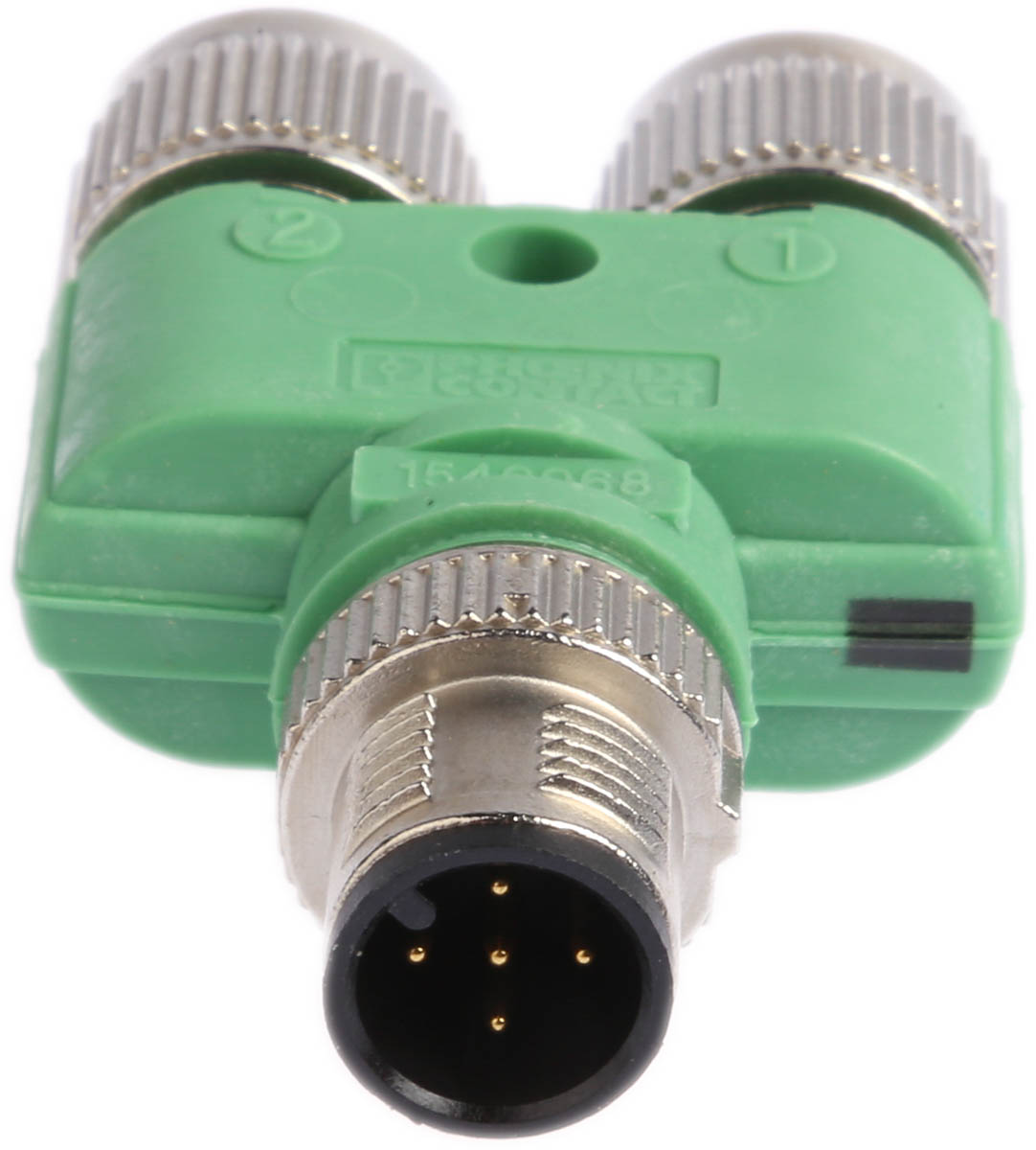 Phoenix Contact 5 Pole M12 Plug to 5 Pole M12 Socket Adapter