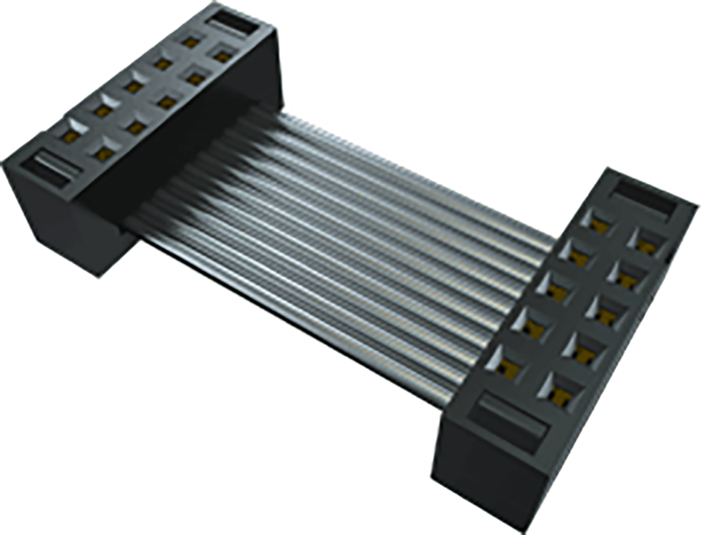 Samtec TCSD Series Flat IDC Socket Cable Assembly, 2mm Pitch, 304.8mm Length, Tiger Eye IDC to Tiger Eye IDC