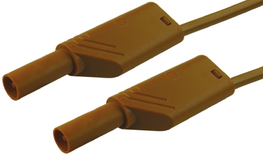 Hirschmann Test & Measurement, 32A, 1000V ac/dc, Brown, 1m Lead Length