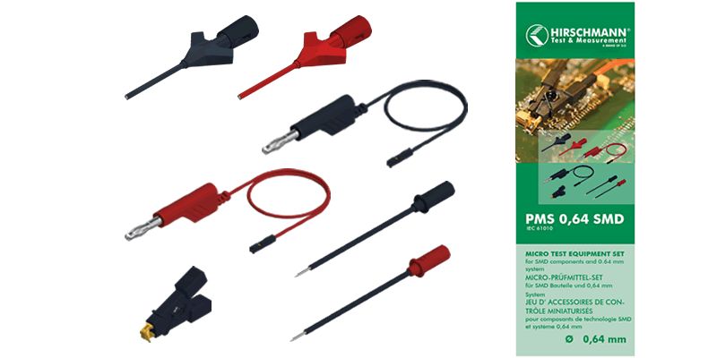 Hirschmann Test Lead & Connector Kit With Measuring Lead, Test Clips, Test Probes
