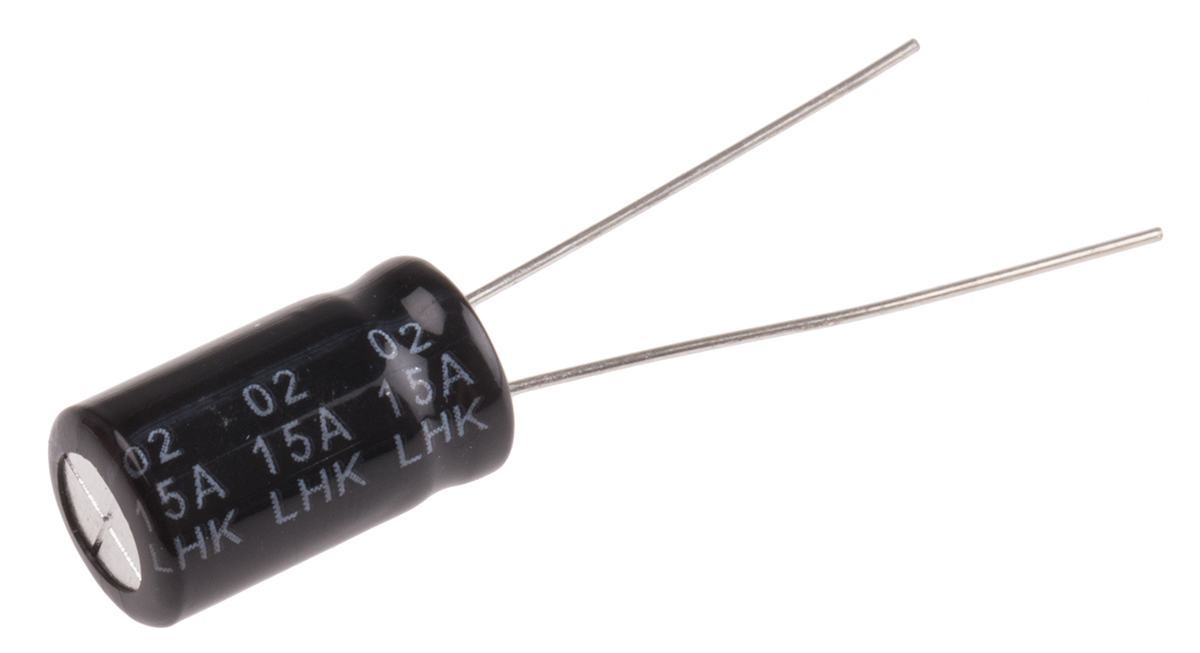 RS PRO 4.7μF Aluminium Electrolytic Capacitor 400V dc, Radial, Through Hole