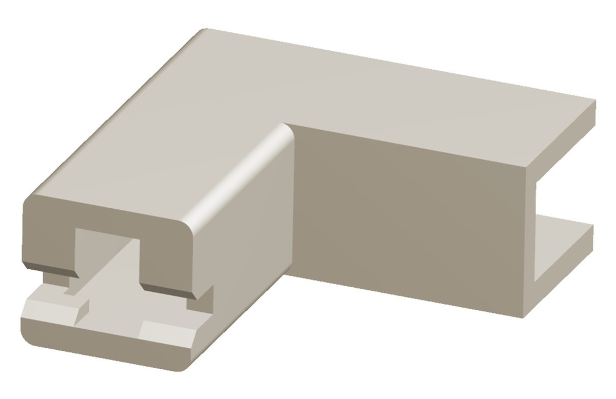 TE Connectivity, 110 1 Way Nylon Crimp Terminal Housing, Black