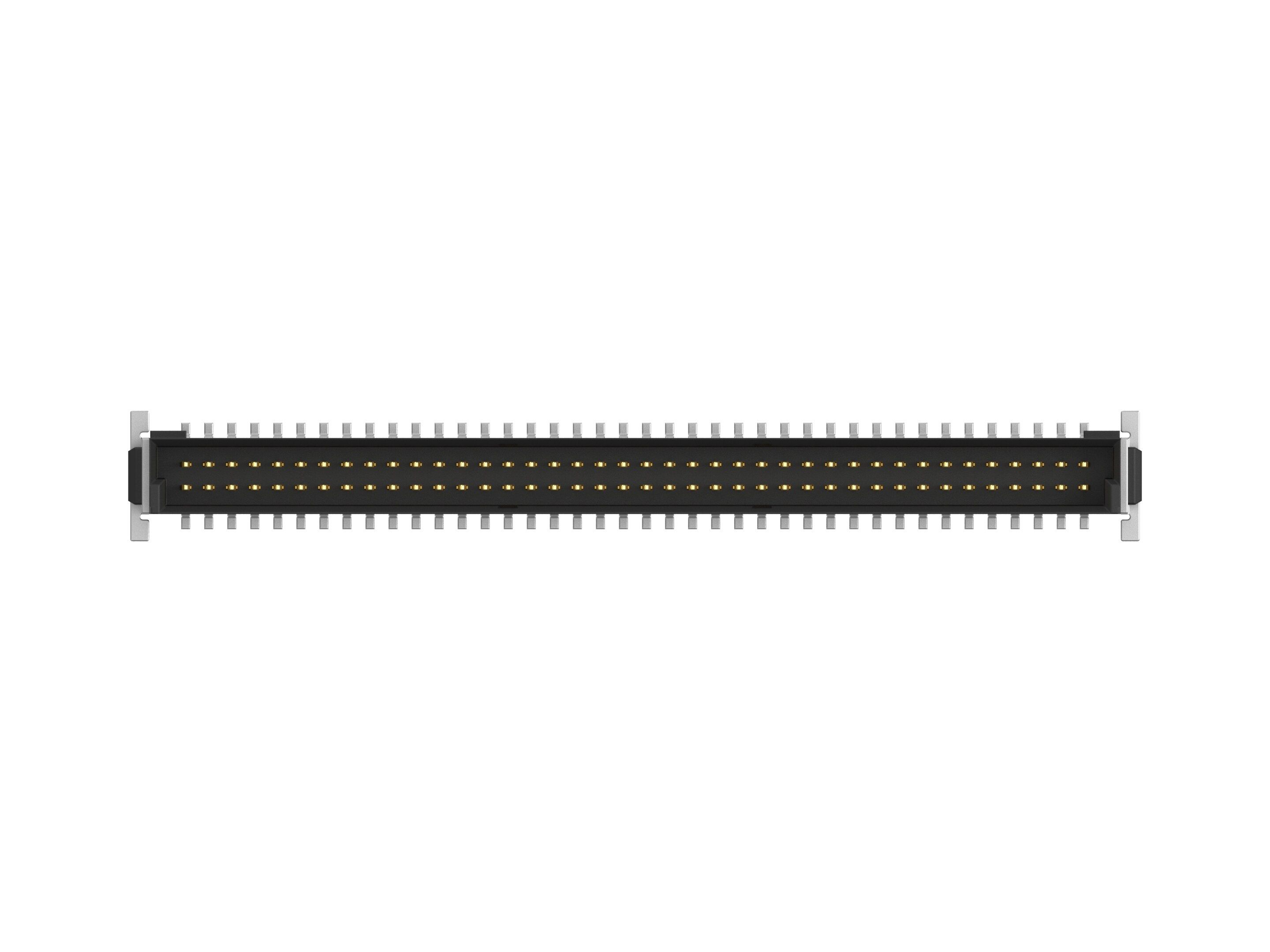 ERNI 244858 Series Vertical Surface PCB Header, 80 Contact(s), 1.27 mm Pitch, 2 Row, Shrouded