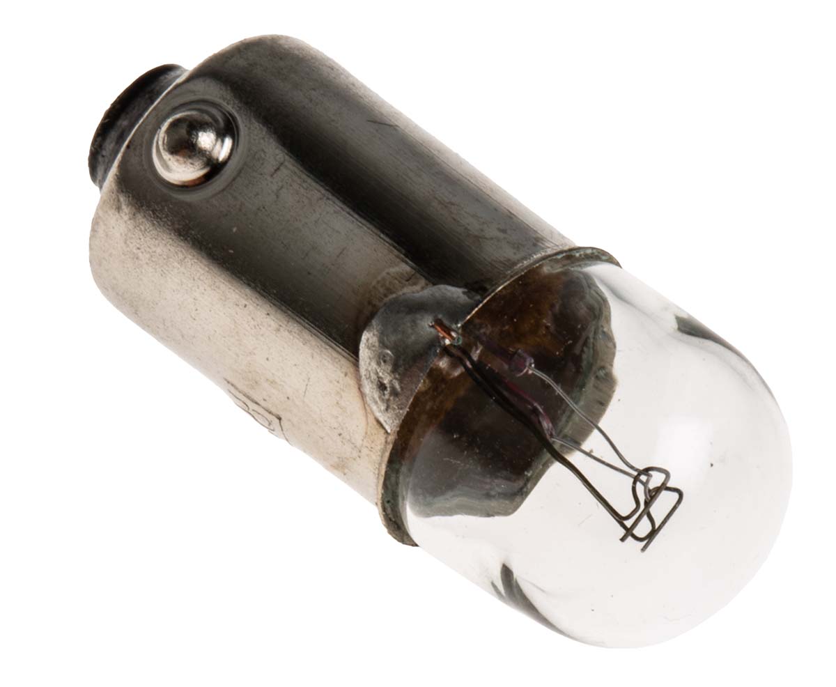 RS PRO BA9s Indicator Light, Clear, 24 V, 83 mA, 10000h