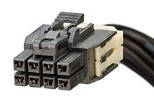 Molex 8 Way Female Nano-Fit to 8 Way Female Nano-Fit Wire to Board Cable, 1m