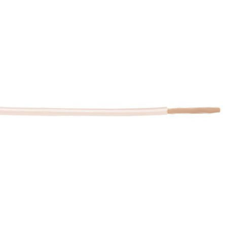 Alpha Wire Hook-up Wire PVC Series White 1.3 mm² Hook Up Wire, 16 AWG, 1/1.29 mm, 30m, PVC Insulation, 3057/1 WH005