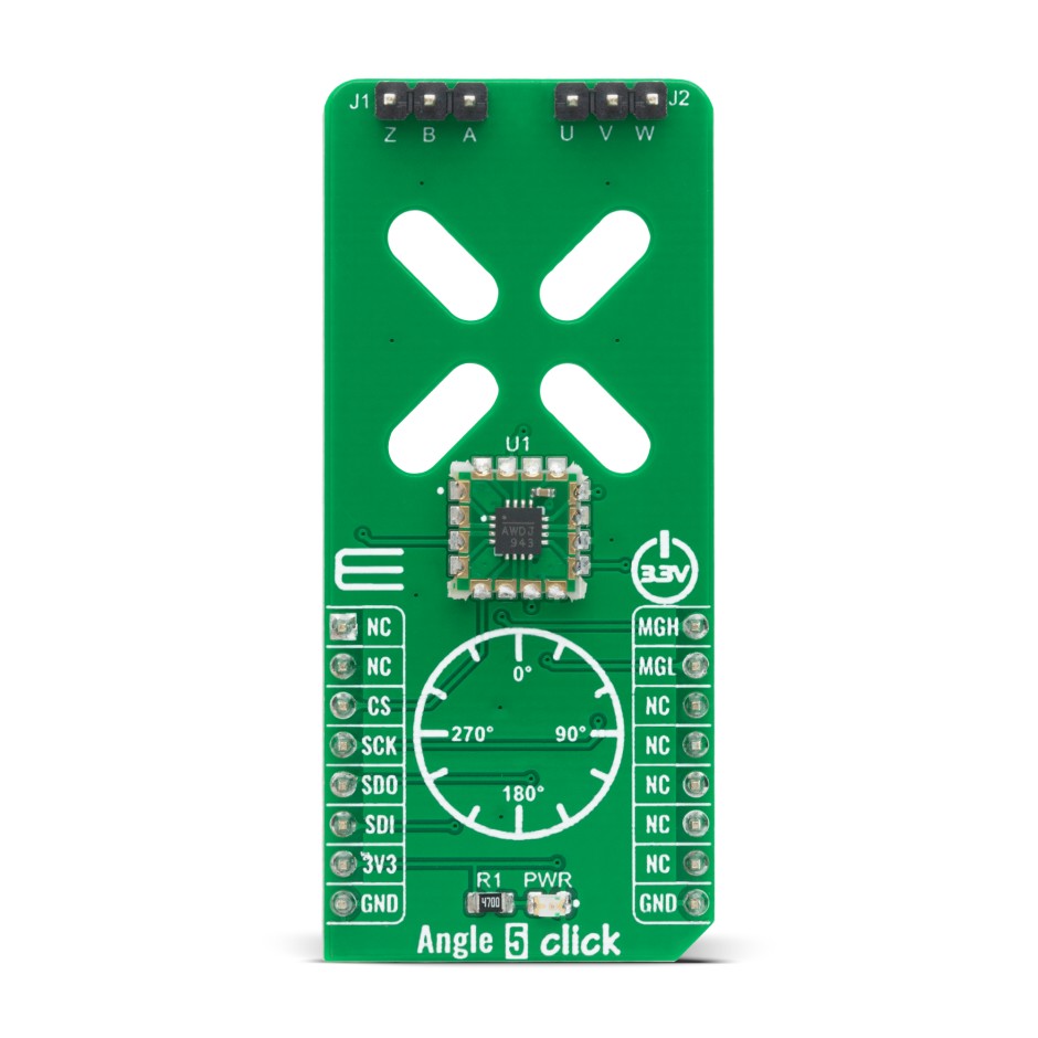MikroElektronika Angle 5 Click Development Kit for MA302 MCU